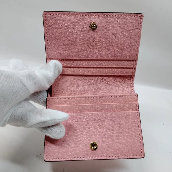 Authentic Gucci Wallet Pink Leather mn422-011226 - Picture 5 of 9